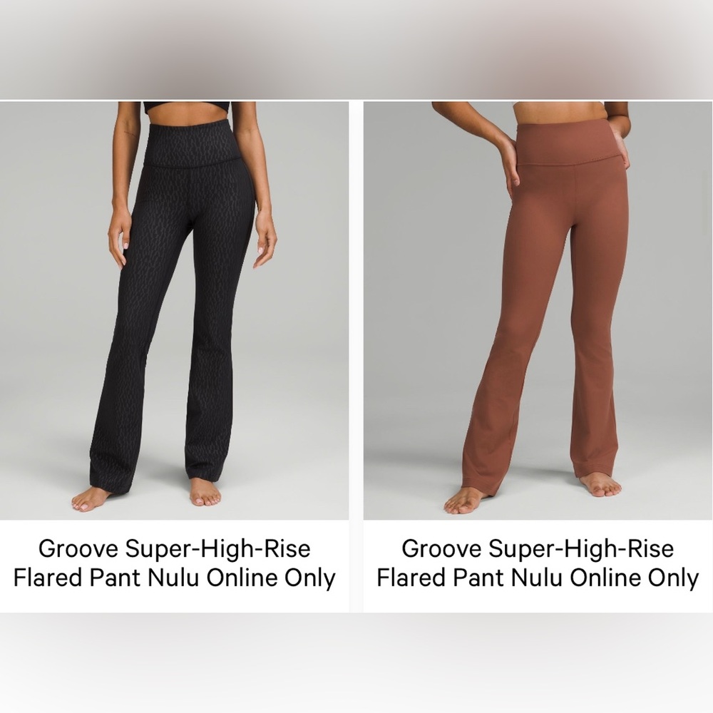 Lululemon super-high-rise flared pant Nulu